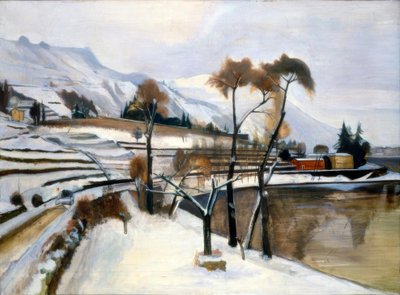 Winter Landscape by Siro Penagini