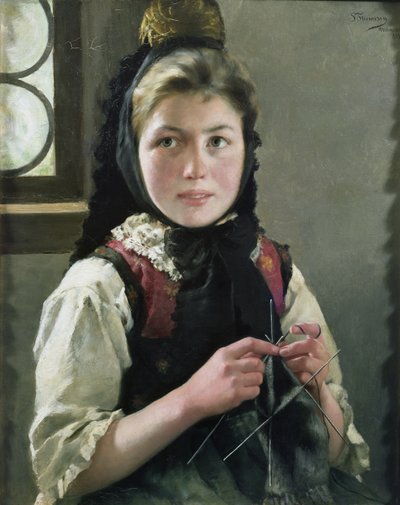 German Farmer Girl by Sofie Thomesen Werenskiold