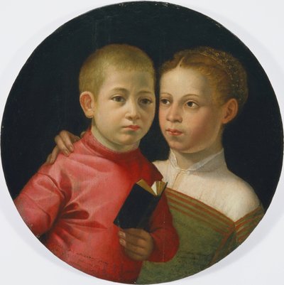 Double Portrait of a Boy and Girl of the Attavanti Family by Sofonisba Anguissola