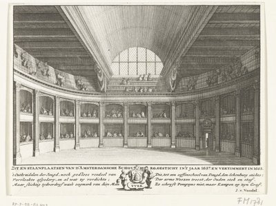 The Theatre of Jacob van Campen seen from the stage by Solomon Savery