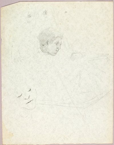 Boy in Chair by Solon H. Borglum