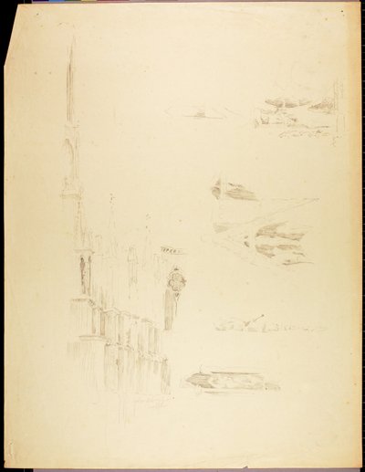 Cathedral Studies by Solon H. Borglum