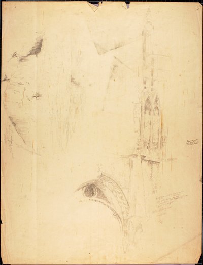 Cathedral Study by Solon H. Borglum