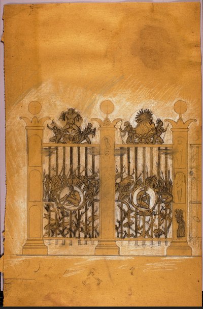 Geographic Society Grill by Solon H. Borglum