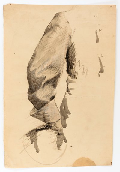 Right Arm and Torso, Study for Equestrian Statue by Solon H. Borglum