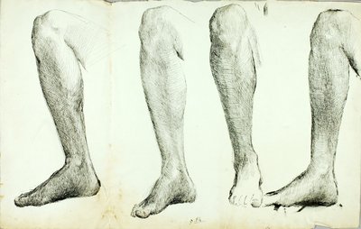 Study of Anatomy, #5 by Solon H. Borglum