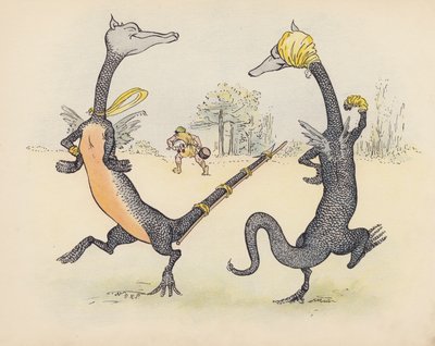 Illustration for Little Twin Dragons by Sophia Rosamond Praeger