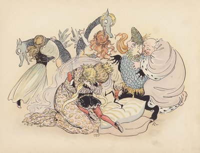 Illustration for Little Twin Dragons by Sophia Rosamond Praeger