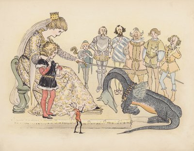 Illustration for Little Twin Dragons by Sophia Rosamond Praeger