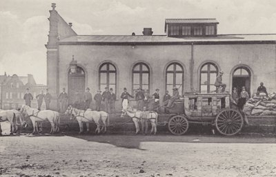 Historic Views, the Last Coach with English Mail and Old Post Office by South African Photographer