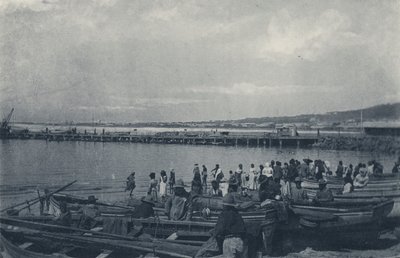The Fish Market, Cape Town (b/w photo) by South African Photographer