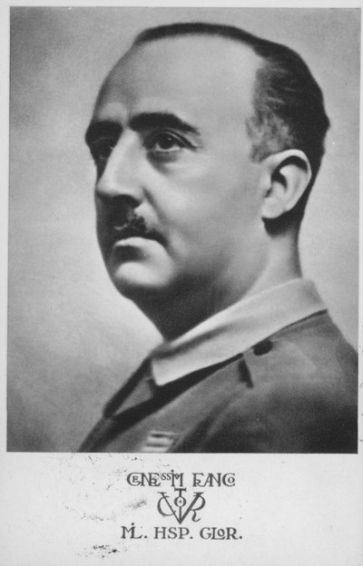 Francisco Franco, Spanish General and Dictator by Spanish Photographer