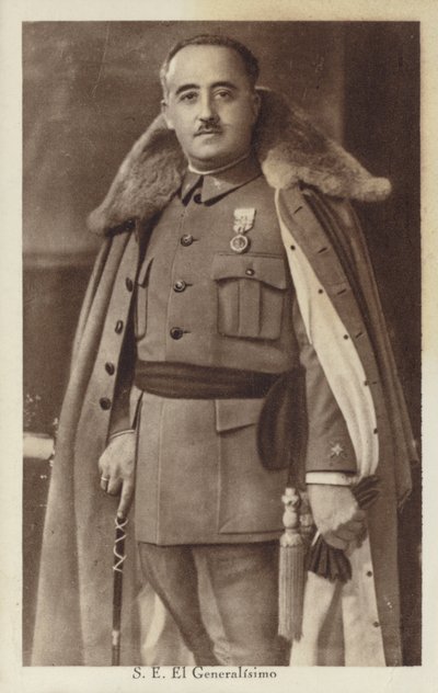 Francisco Franco, Spanish General and Dictator by Spanish Photographer