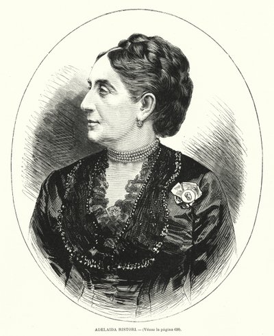 Adelaide Ristori, Italian Actress by Spanish School