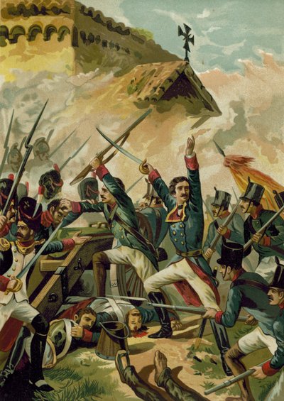 Battle of Bailen by Spanish School