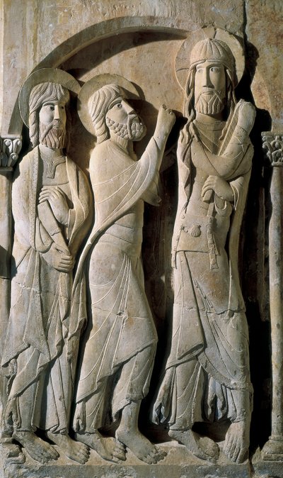 Christ and the Pilgrims of Emmaus by Spanish School