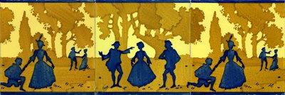 Country Gallant Scene by Spanish School