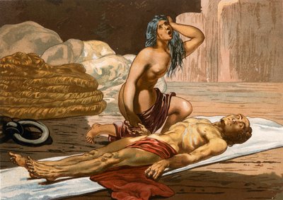 Death of Chief Caonabo in Hispaniola by Spanish School