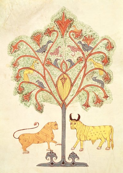 The Dream of Nebuchadnezzar, from the Bible Mozarabe by Spanish School