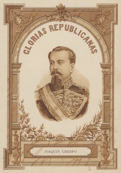 Joaquin Crespo, Venezuelan politician and soldier by Spanish School