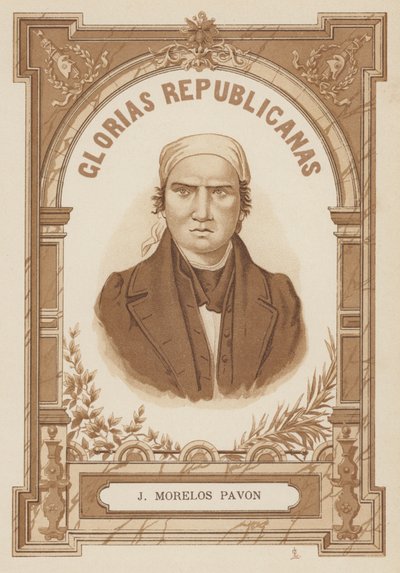 Jose Maria Morelos, Mexican revolutionary and politician by Spanish School