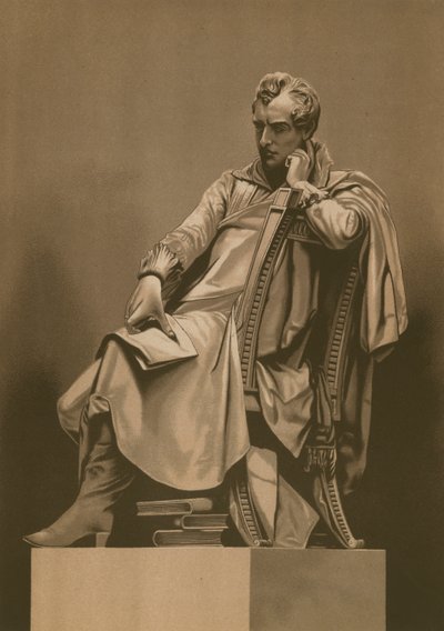 Lord Byron Contemplating the Liberty of the Greeks by Spanish School