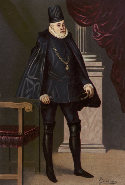 Philip II, King of Spain by Spanish School