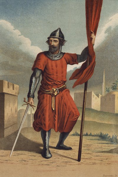 Roger de Flor, Italian Soldier and Condottiere by Spanish School