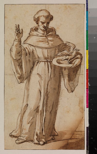 Saint Nicholas of Tolentino by Spanish School