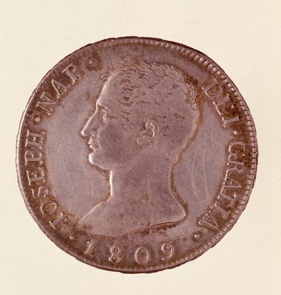 Silver Coin from Spain: Reign of Joseph Napoleon by Spanish School