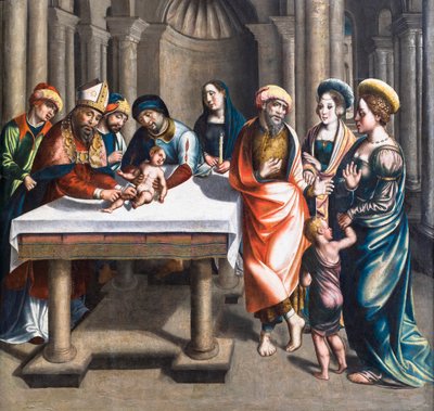 The Circumcision of Christ by Spanish School