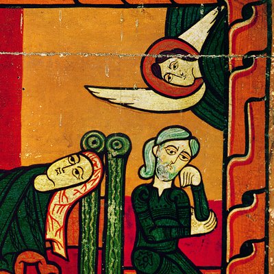 The Nativity (detail) by Spanish School
