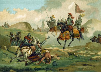 The Seigneur de Senlis taken prisoner by the Spanish, Mons, 1572 by Spanish School