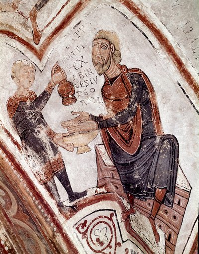 The Cycle of the Months: Pontius Pilate Washes His Hands (detail) by Spanish School