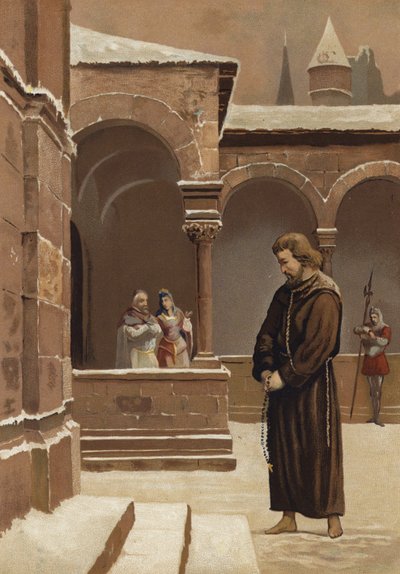 The Penance of the Holy Roman Emperor Henry IV by Spanish School
