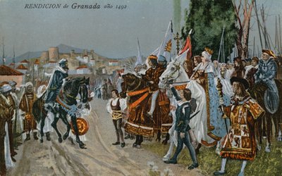 The Surrender of Granada, 1492 by Spanish School