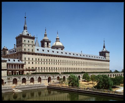View of monastery and Royal Seat by Spanish School