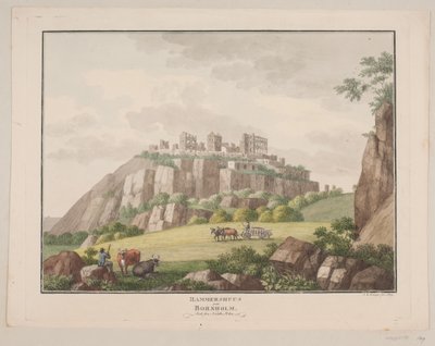 Hammershus on Bornholm. Seen from the North Side by Søren L. Lange