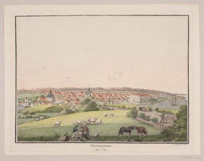 Sønderborg on the Island of Als by Søren L. Lange