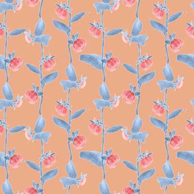 Dahlias Coordinate Pattern Colorway 2 by Stacy Hsu
