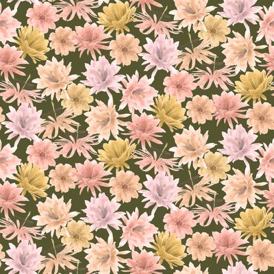 Mojave Desert Blooms Pattern, 2021 by Stacy Hsu