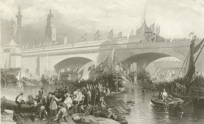 The Opening of New London Bridge by Stanfield