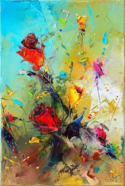 Vibrant Floral Impression by Stanislav Lazarov