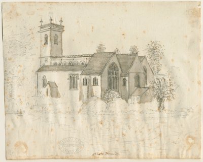 Abbots Bromley Church by Stebbing Shaw