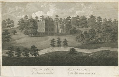 Prestwood Hall (engraving) by Stebbing Shaw