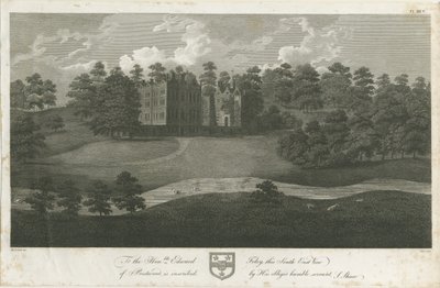 Prestwood Hall: engraving by Stebbing Shaw
