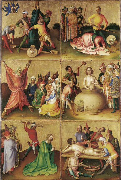 Martyrdom of the Apostles by Stefan Lochner