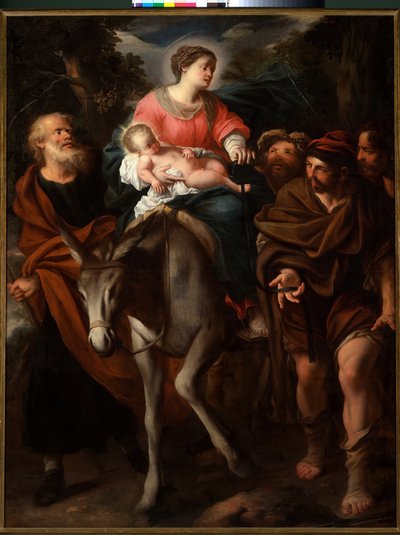 The Fleeing Holy Family and the Thief Tito, c.1670 by Stefano Magnasco