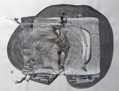 Abstract Grey Figure by Stefano Mazzolini