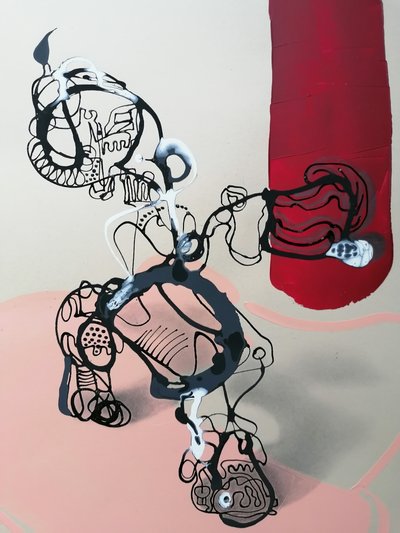 Bold Abstract Organic Form by Stefano Mazzolini